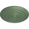 Ekena Millwork Carton Ceiling Medallion (For Canopies up to 2 5/8"), Hand-Painted Athenian Green, 12 5/8"OD x 1"P CM13CAAGF - alternate 4